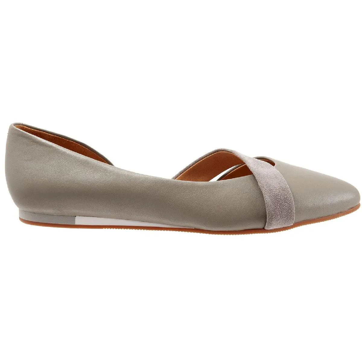 Lennox Womens Leather Slip On D'Orsay