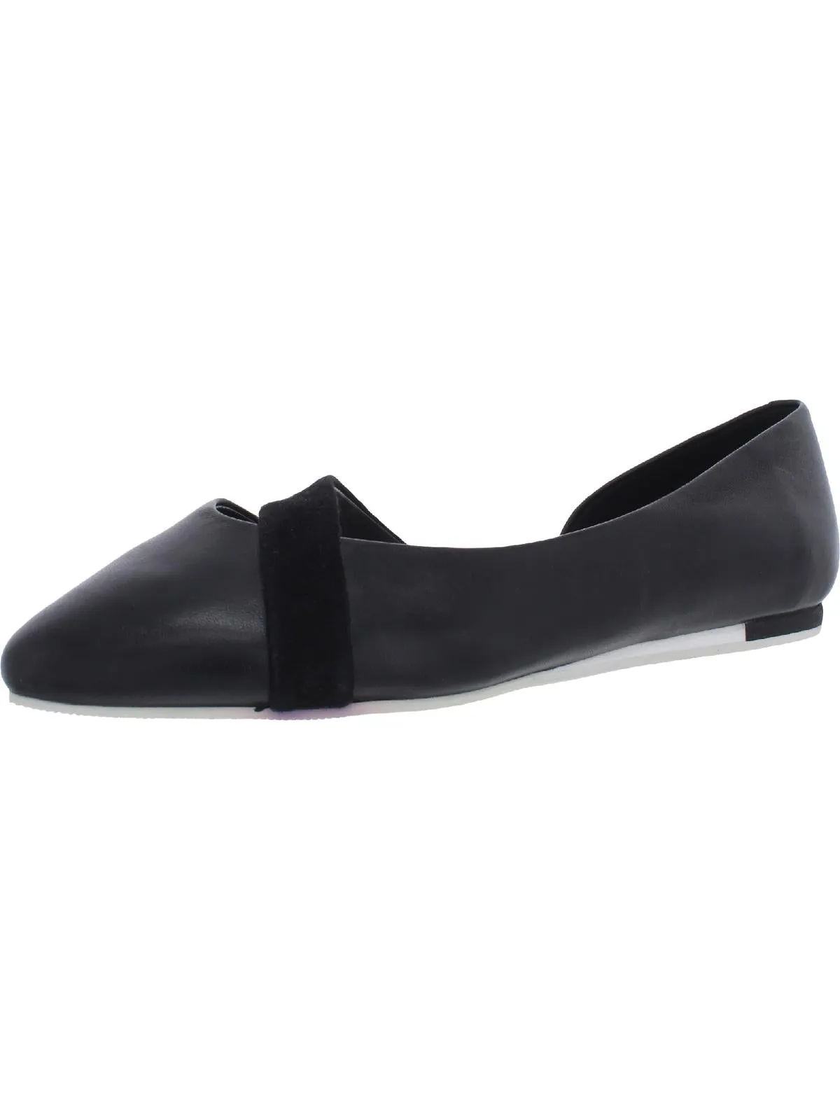 Lennox Womens Leather Slip On D'Orsay
