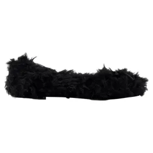 Leopold Ballerinas - Balenciaga - Fake Fur - Black