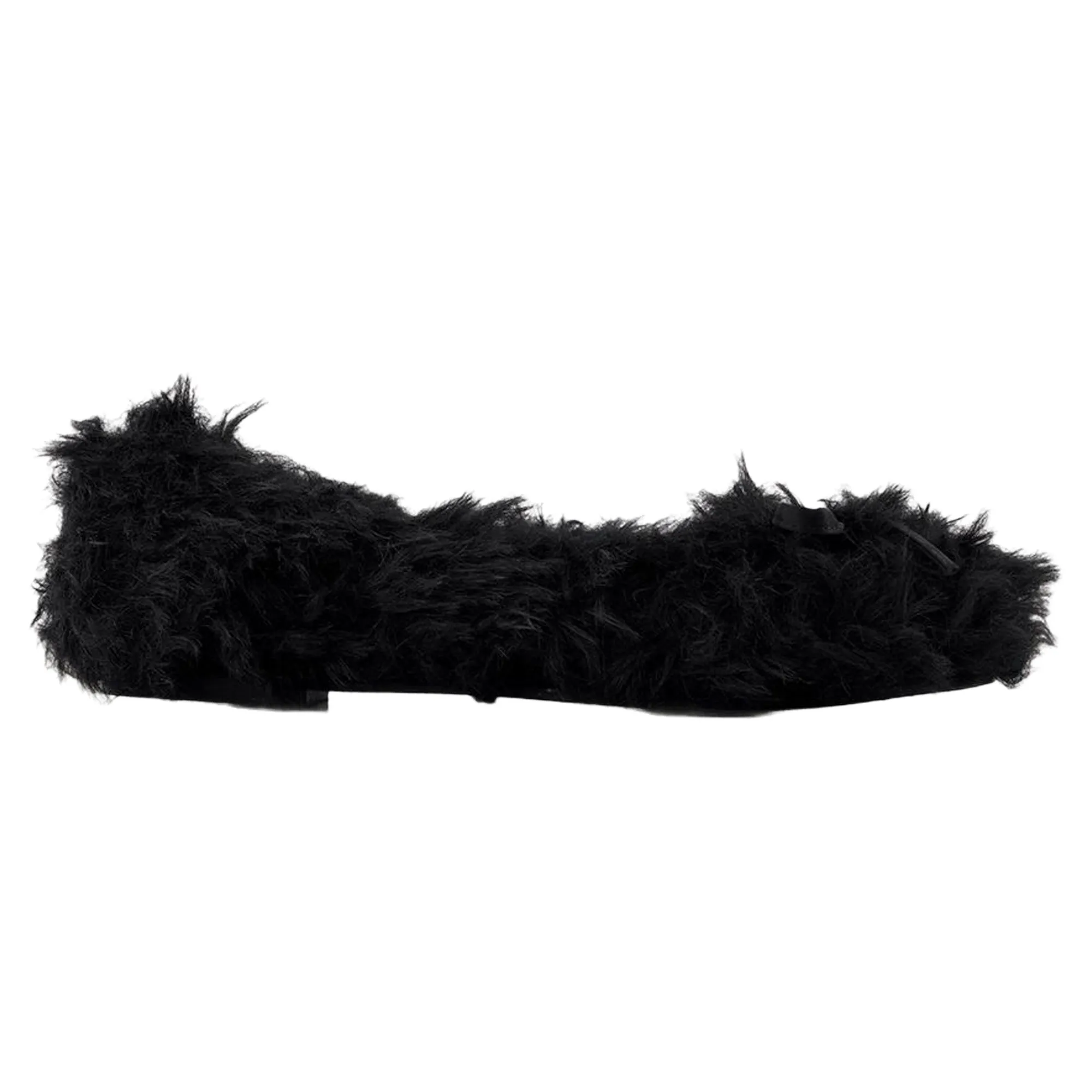 Leopold Ballerinas - Balenciaga - Fake Fur - Black