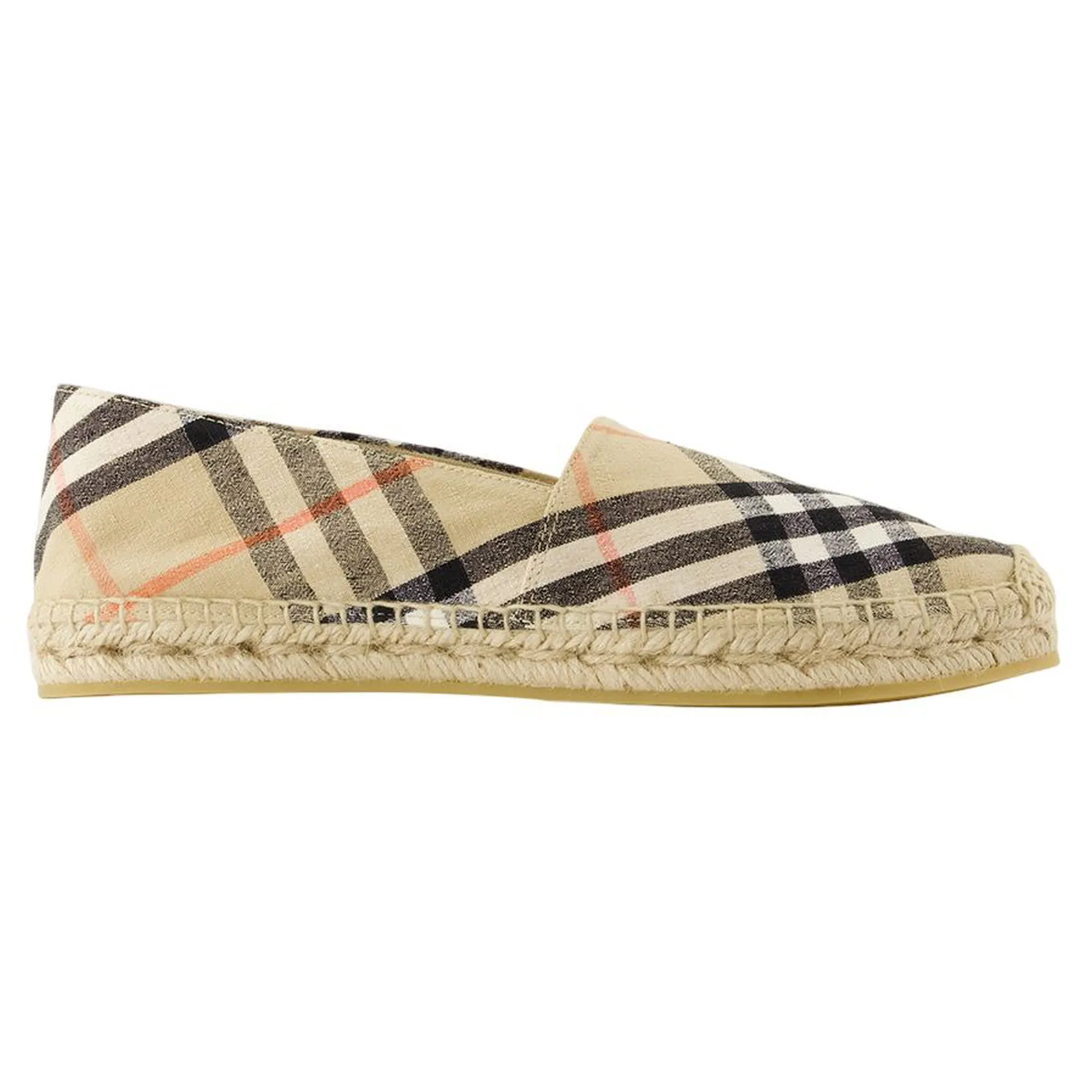 Lf Mews Espadrilles - Burberry - Linen - Beige