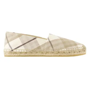 Lf Mews Espadrilles - Burberry - Linen - Beige