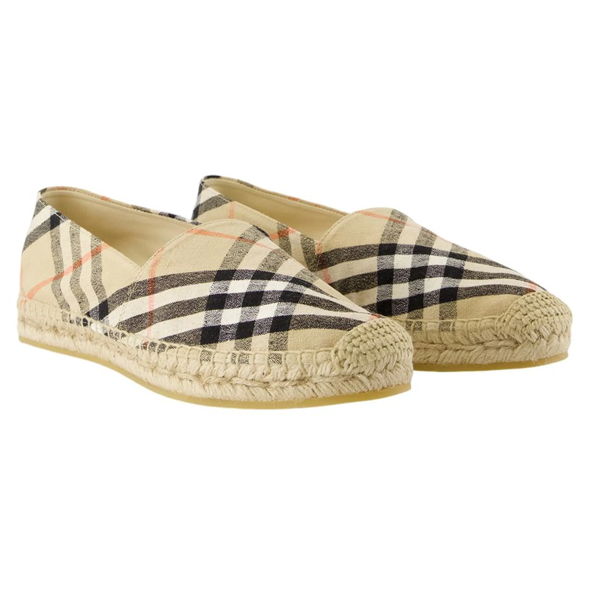 Lf Mews Espadrilles - Burberry - Linen - Beige