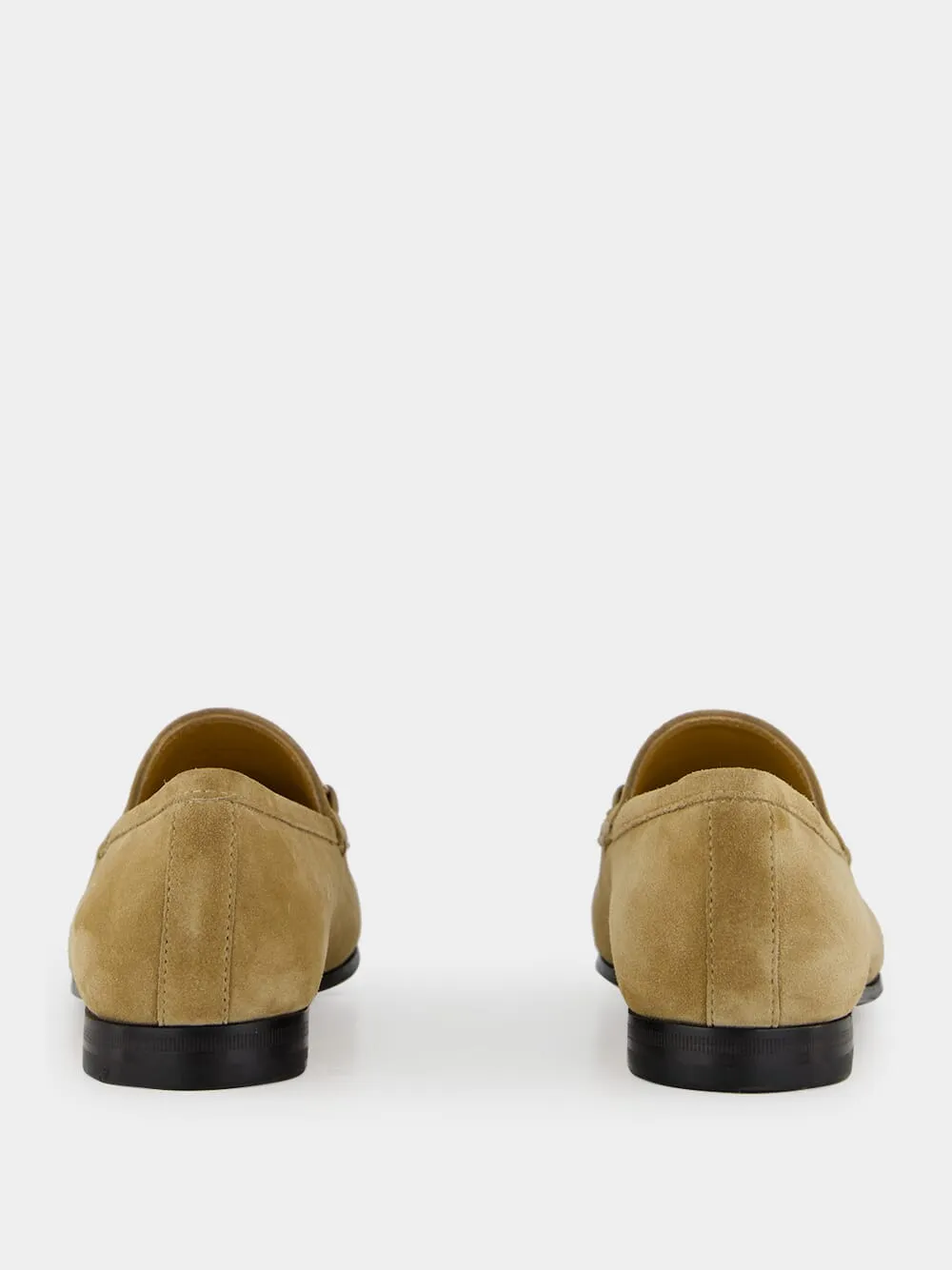 Light Beige Suede Jordaan Loafers