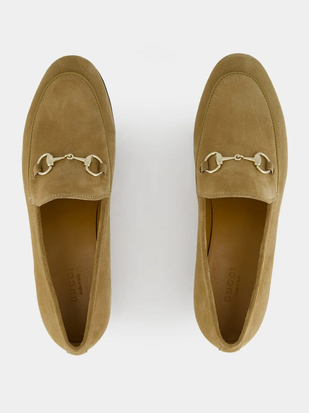 Light Beige Suede Jordaan Loafers
