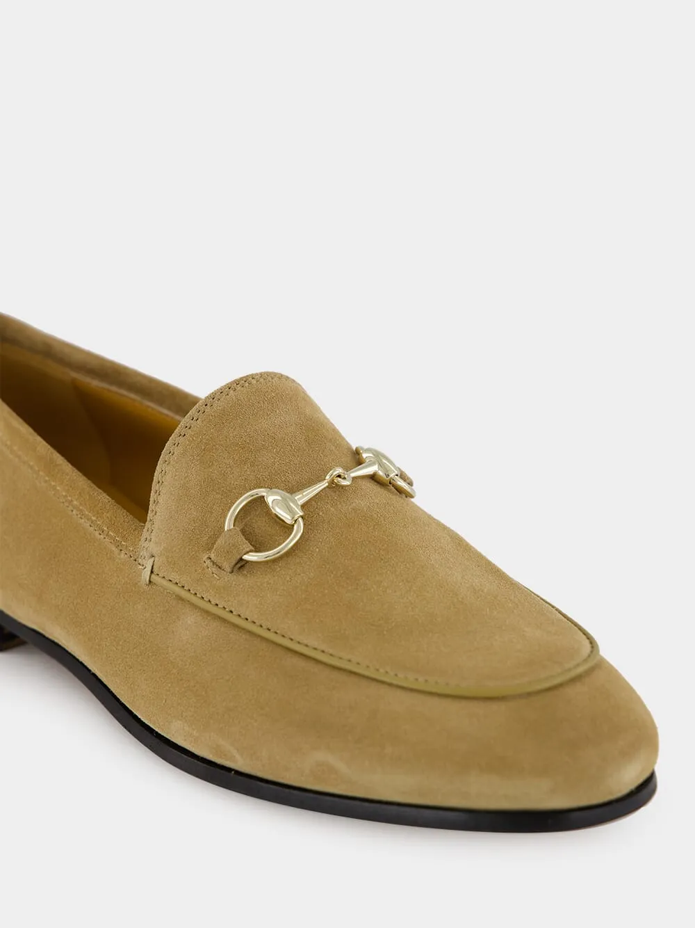 Light Beige Suede Jordaan Loafers
