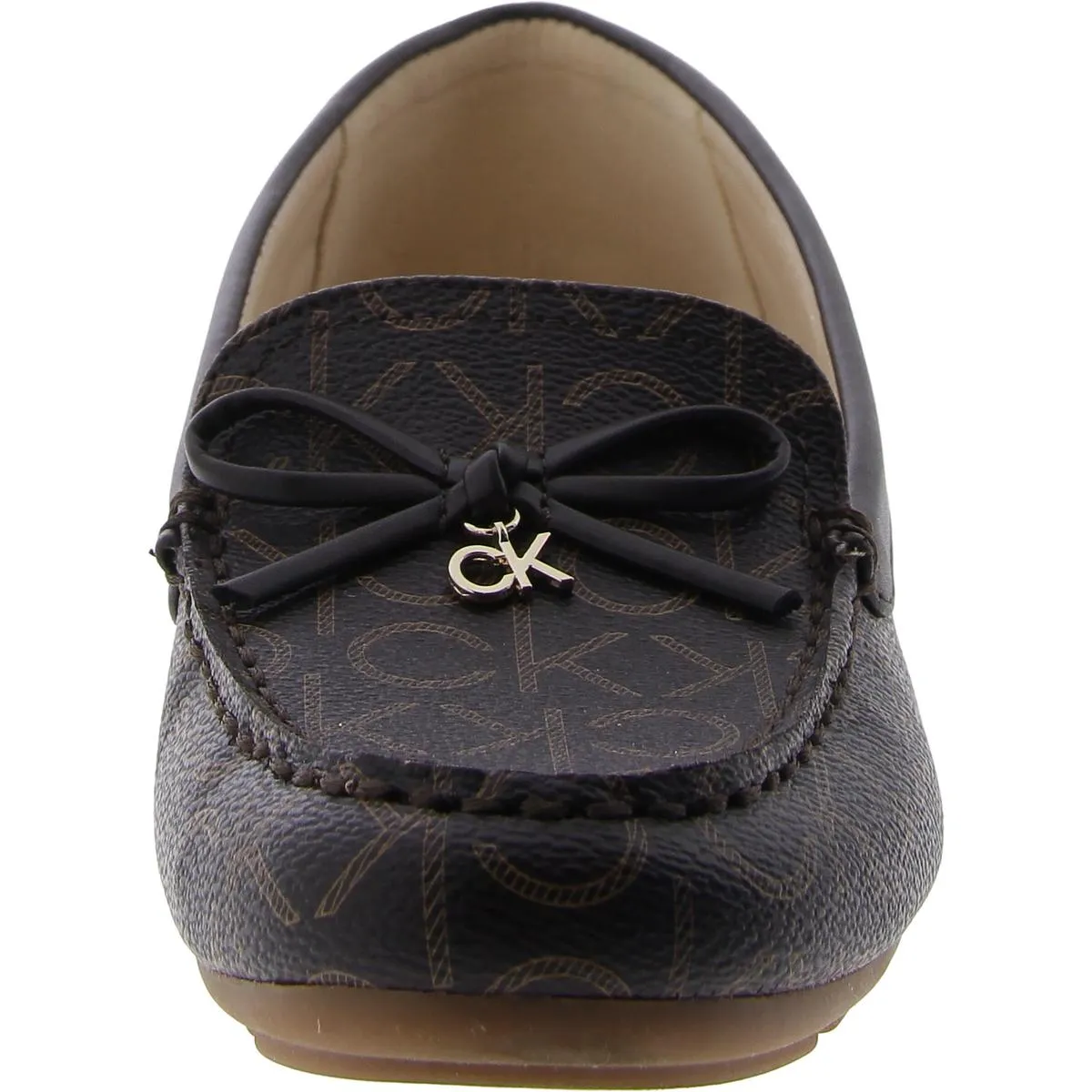 Linca Womens Faux Leather Moccasins