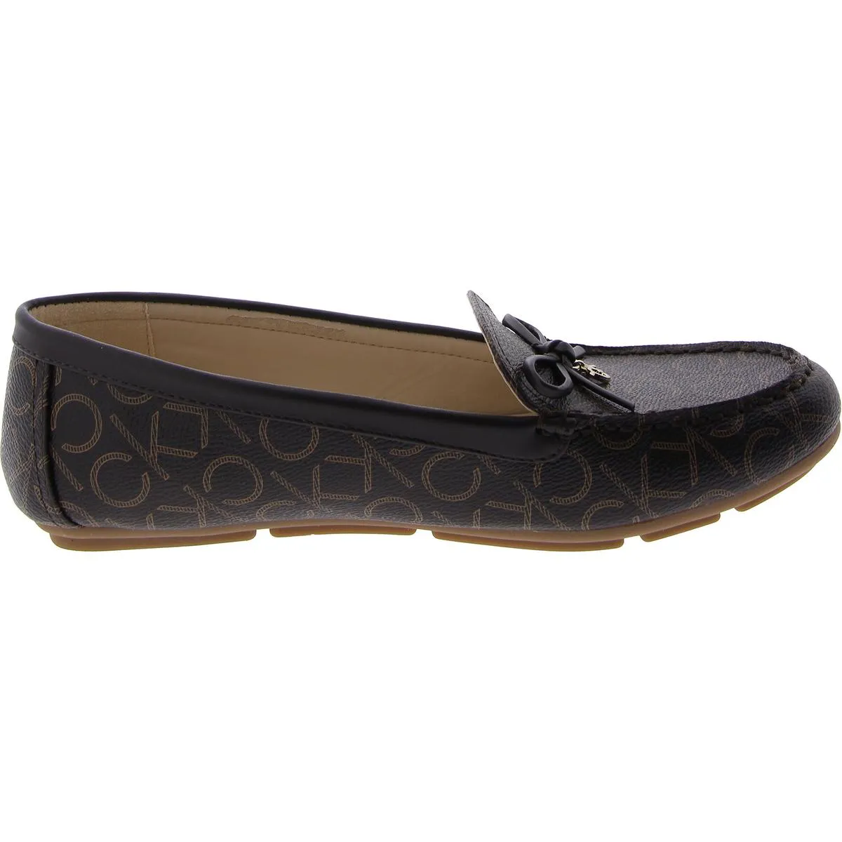 Linca Womens Faux Leather Moccasins