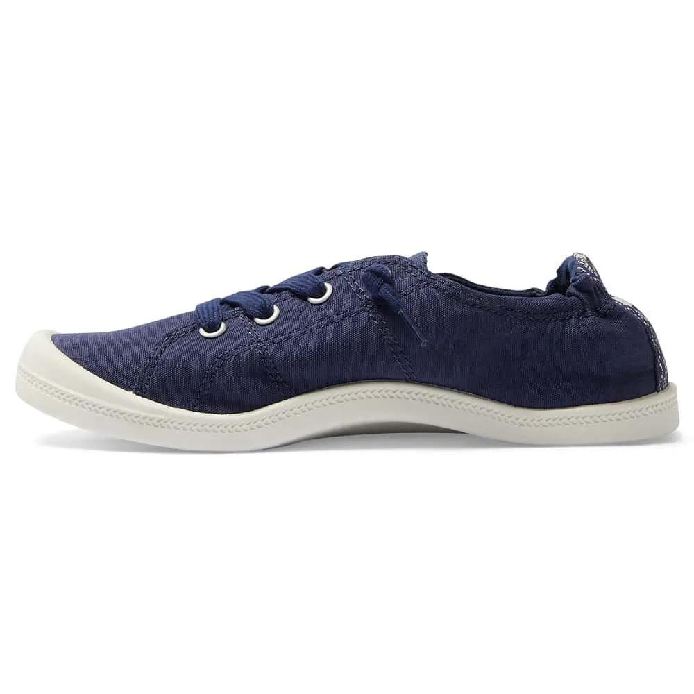 Link Sneaker in Navy Fabric
