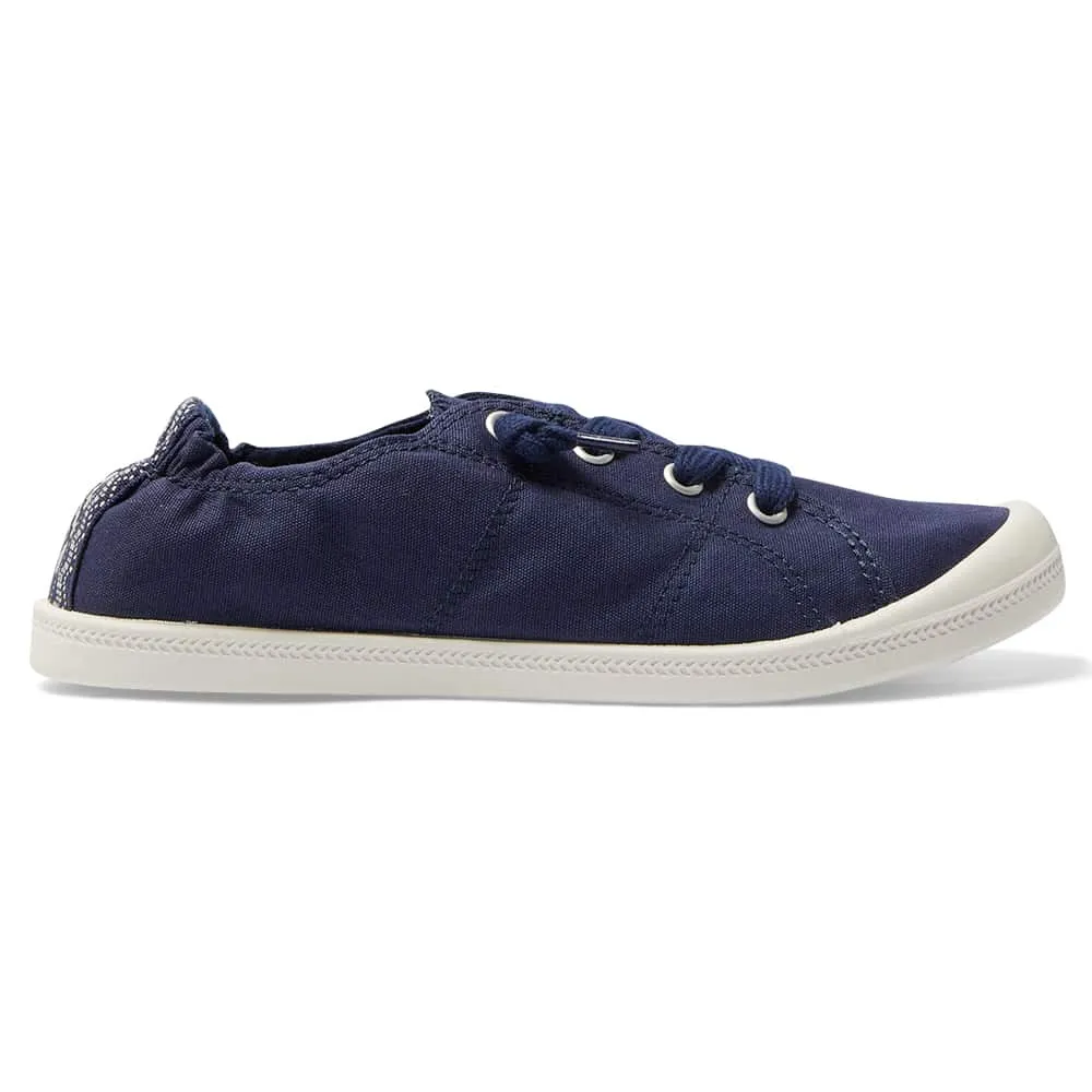 Link Sneaker in Navy Fabric
