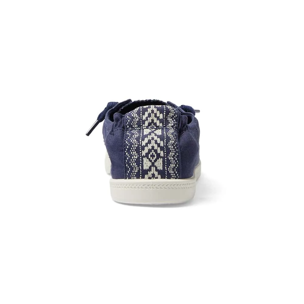 Link Sneaker in Navy Fabric