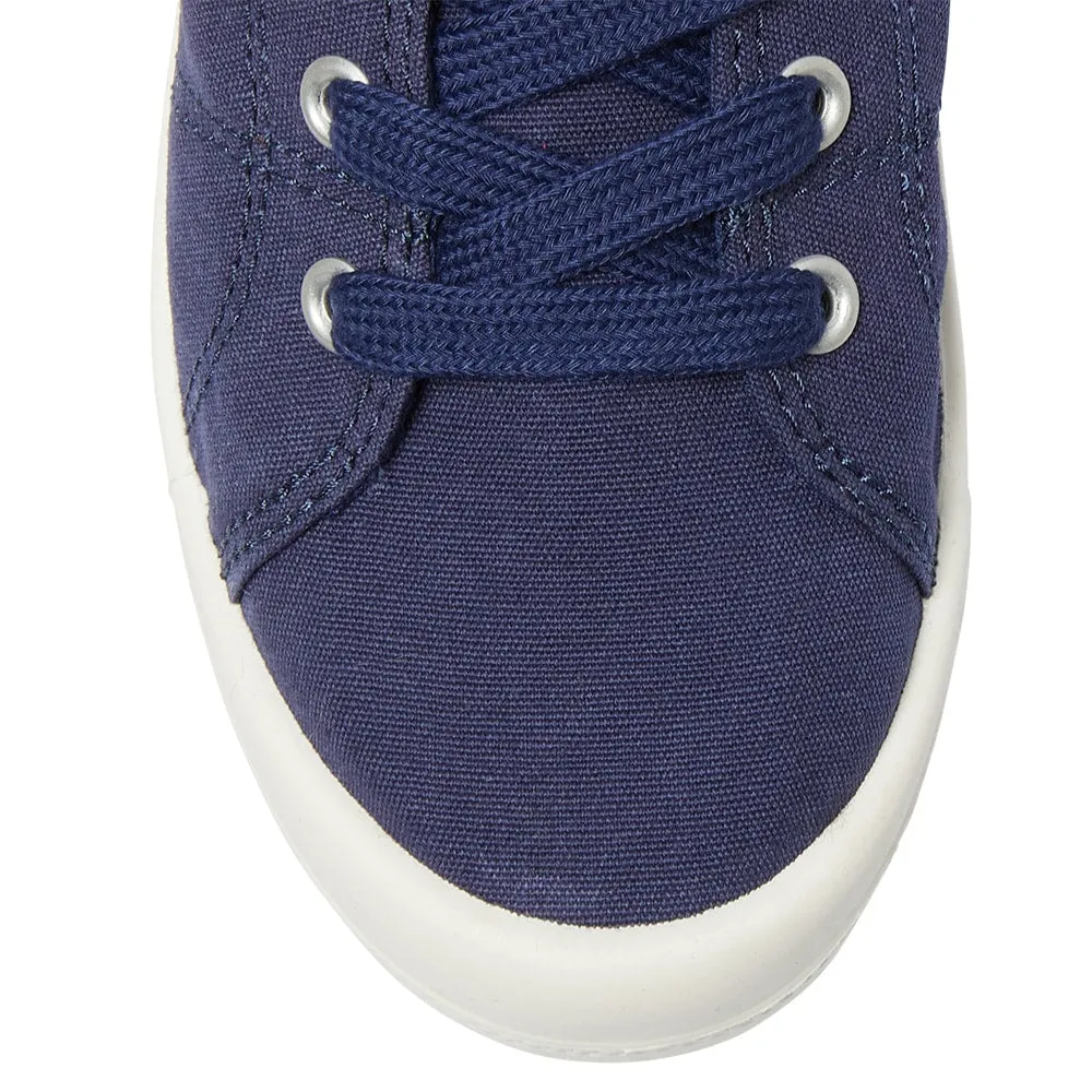 Link Sneaker in Navy Fabric