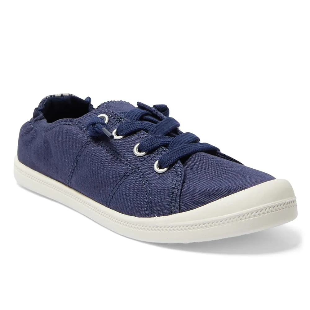 Link Sneaker in Navy Fabric