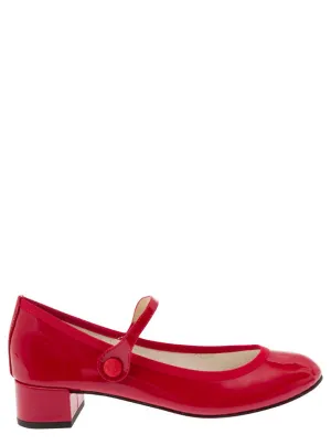 Lio Mary Janes' With Strap In Patent Leather