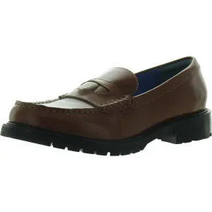 Liv Womens Leather Loafers