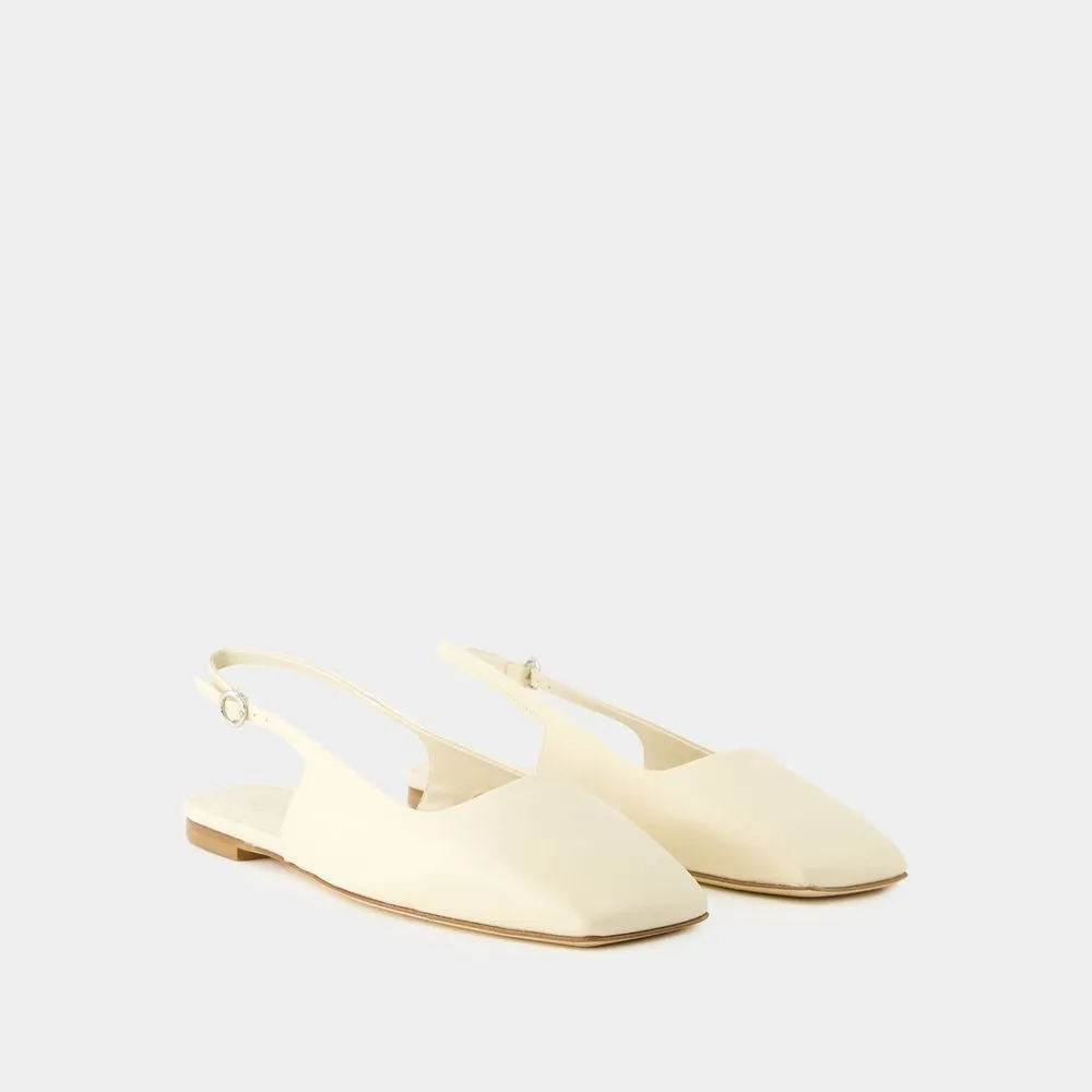 Liya Sandals - Leather - Beige