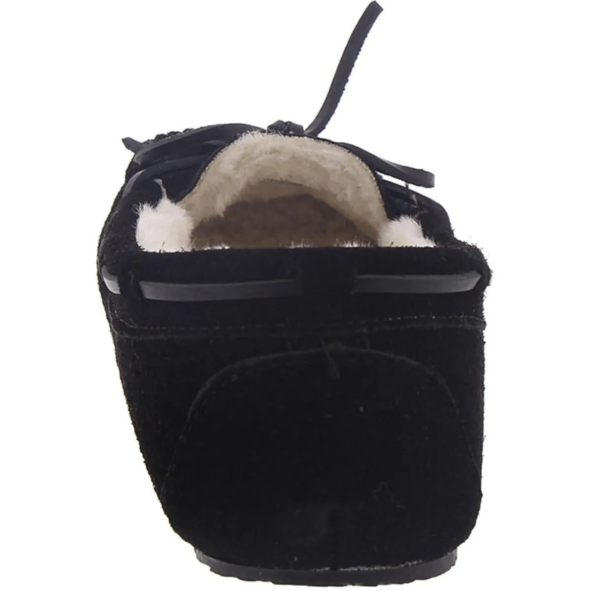 Lodge Trapper Womens Suede Slip On Moccasins