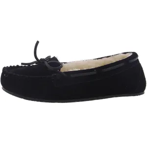 Lodge Trapper Womens Suede Slip On Moccasins