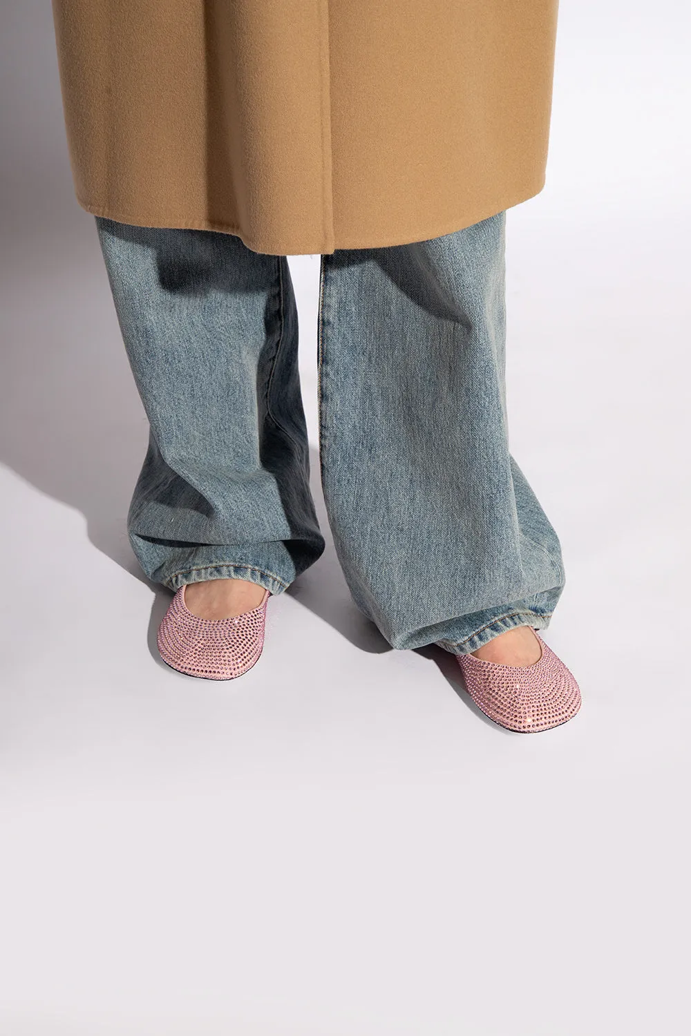 Loewe Toy Suede Ballet Flats