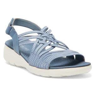 Luna Sandal in Denim Multi