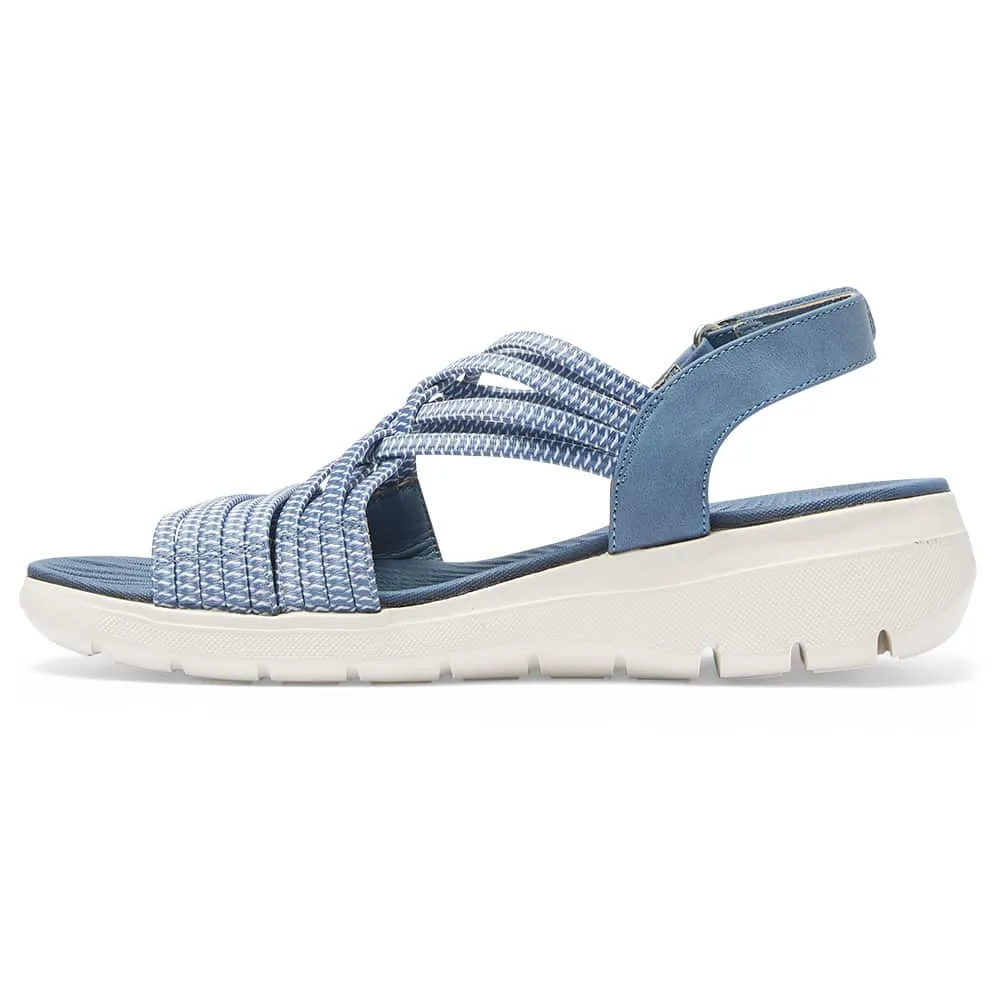 Luna Sandal in Denim Multi