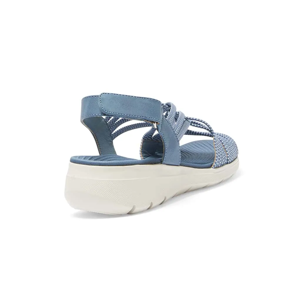 Luna Sandal in Denim Multi