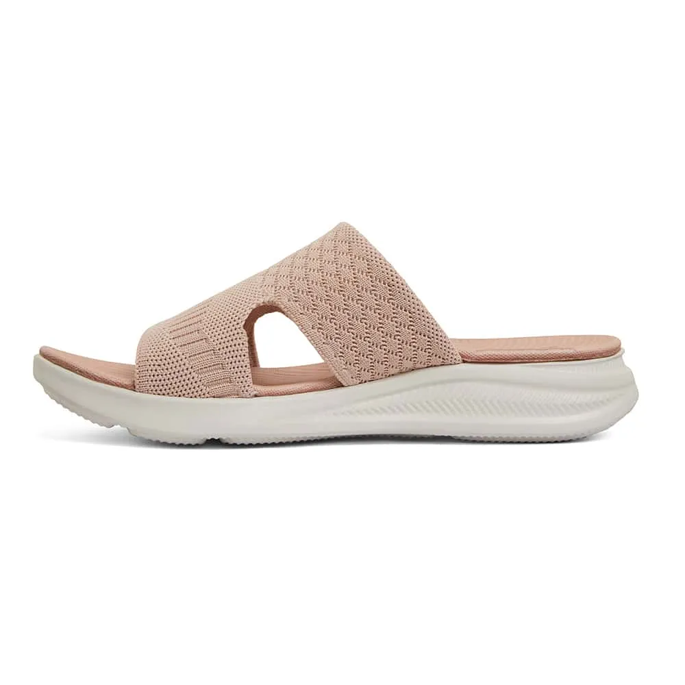 Madon Slide in Blush Stretch