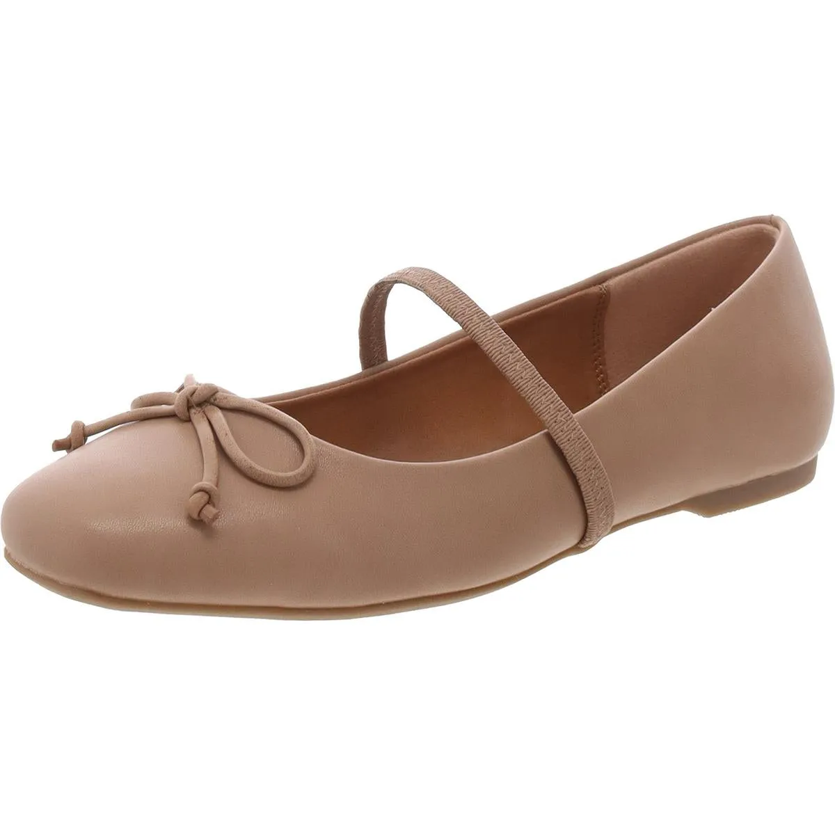 Maleeya Womens Faux Leather Bow Mary Janes