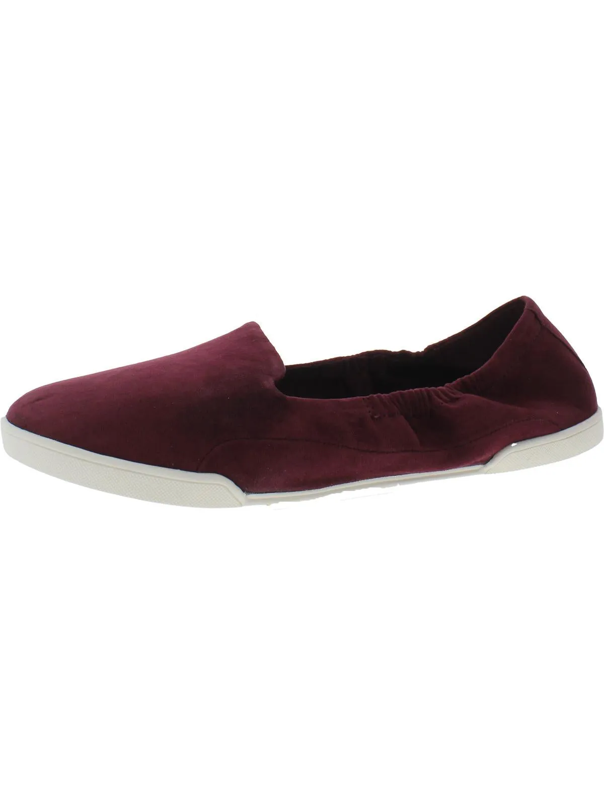 Malinda Womens Faux Leather Slip On Flats Shoes