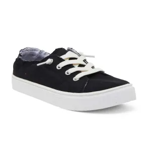 Mara Sneaker in Black Canvas