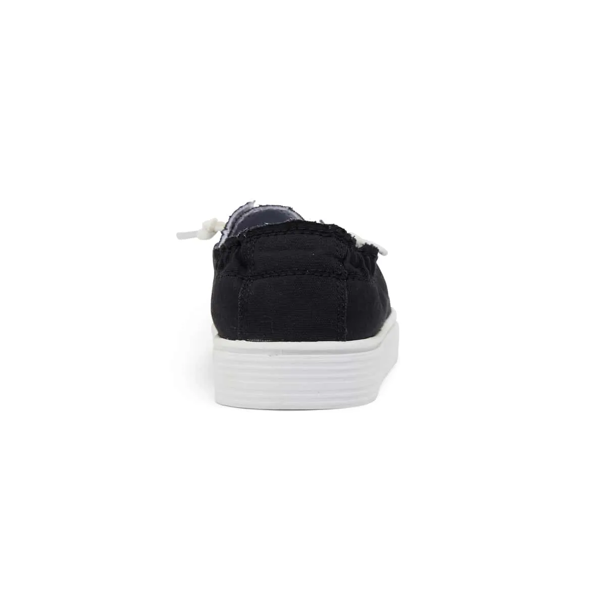 Mara Sneaker in Black Canvas