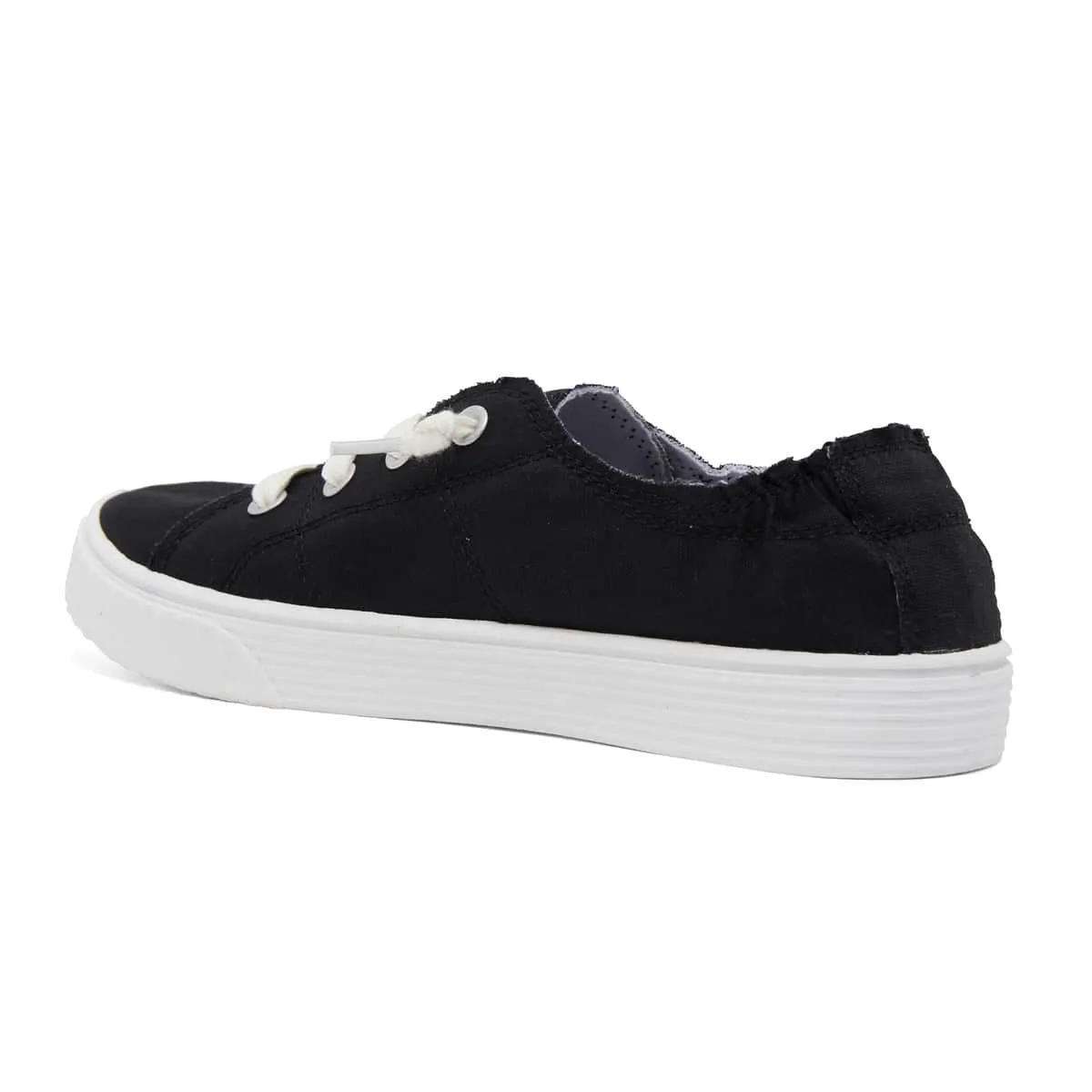 Mara Sneaker in Black Canvas