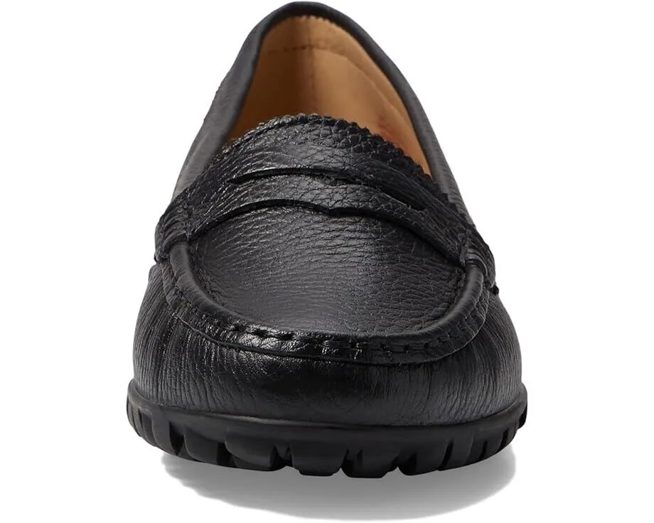 Marc Joseph New York Union Golf Loafer Womens US Black Faux Leather Shoes KHD636