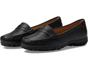 Marc Joseph New York Union Golf Loafer Womens US Black Faux Leather Shoes KHD636