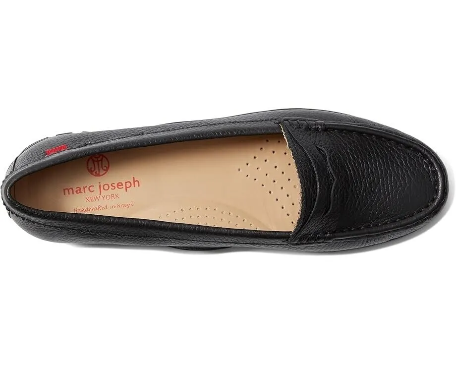 Marc Joseph New York Union Golf Loafer Womens US Black Faux Leather Shoes KHD636