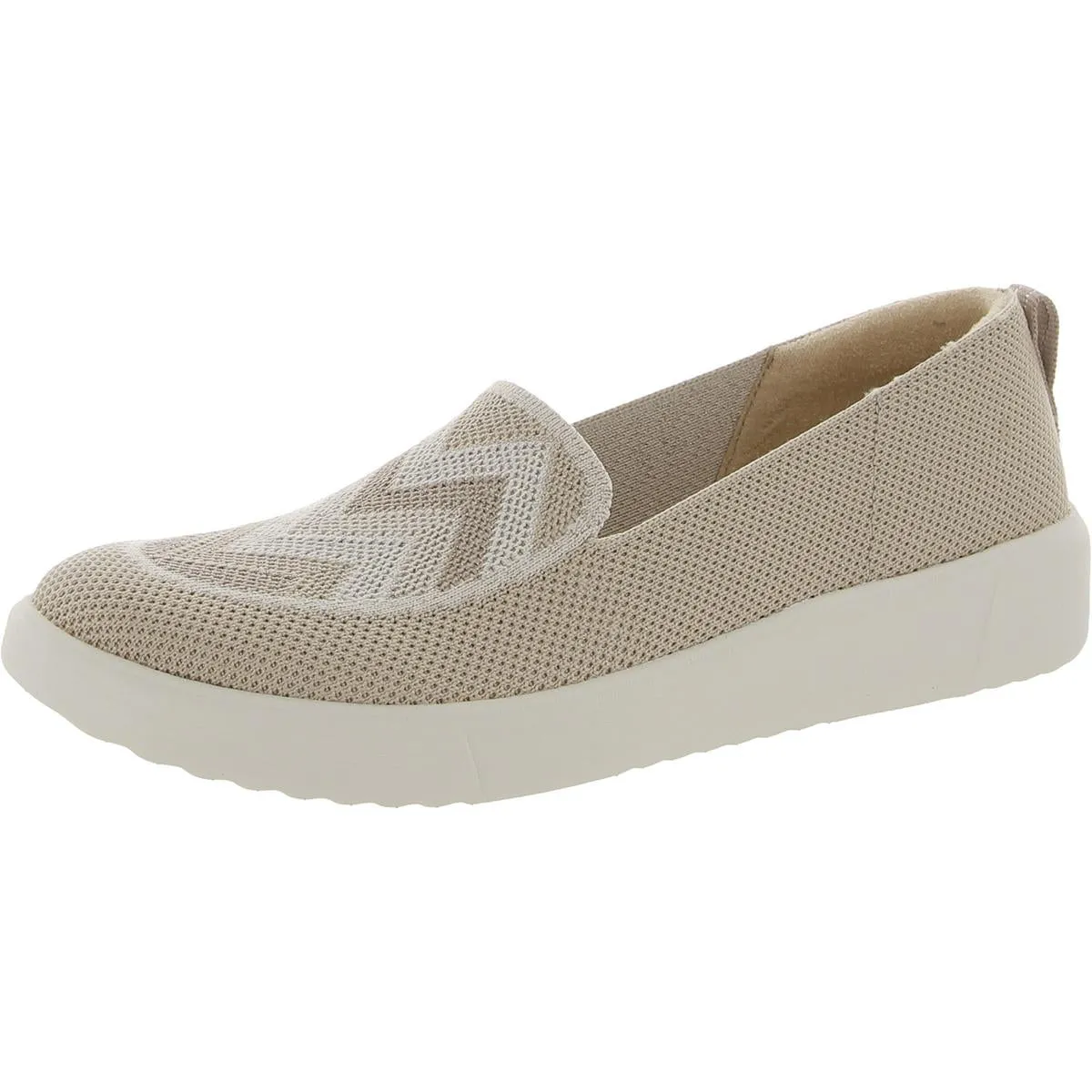 March On Moc Womens Mesh Chevron Moccasins