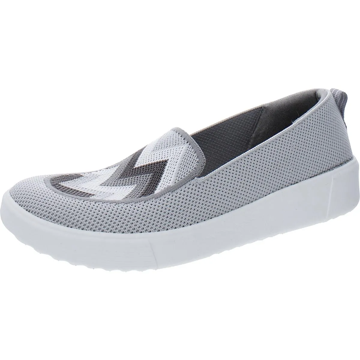 March On Moc Womens Mesh Chevron Moccasins