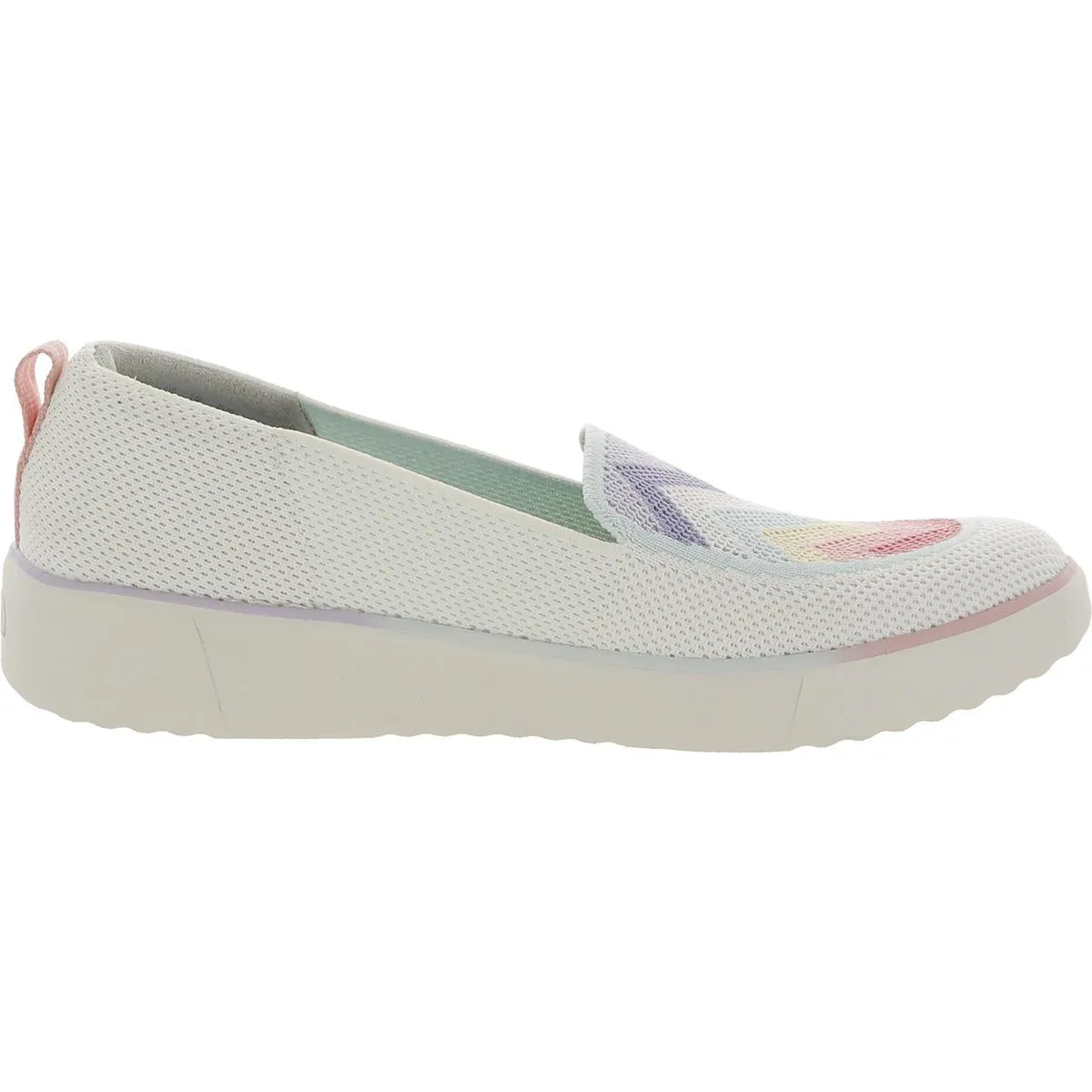 March On Moc Womens Mesh Chevron Moccasins