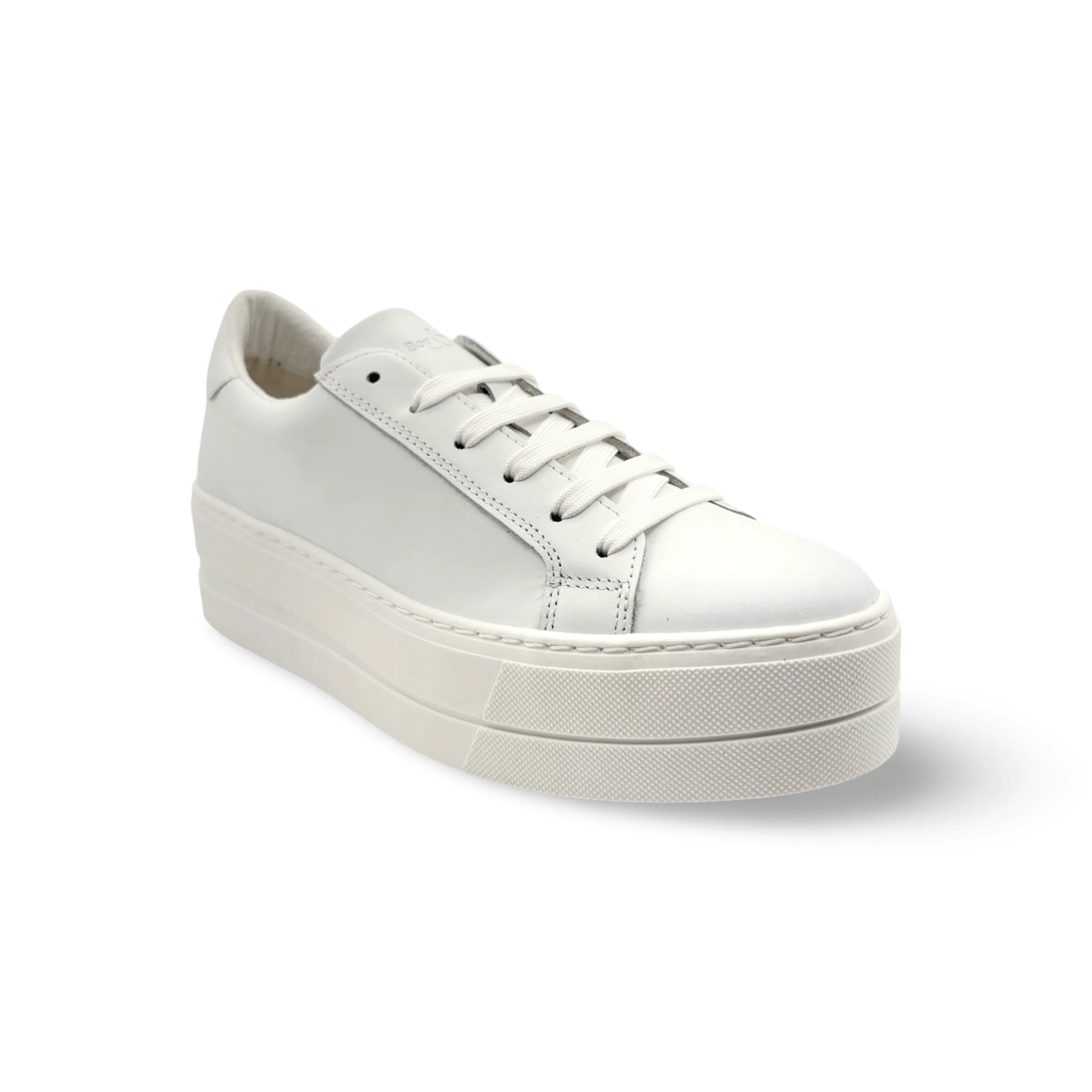 MAYA White Lace Up Trainer