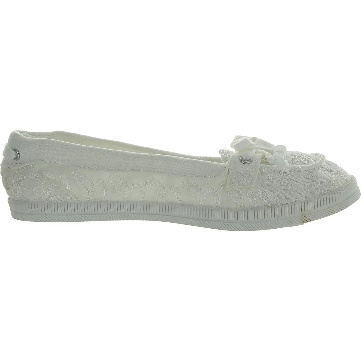 Mellow  Womens Slip On Canvas Boat Shoes