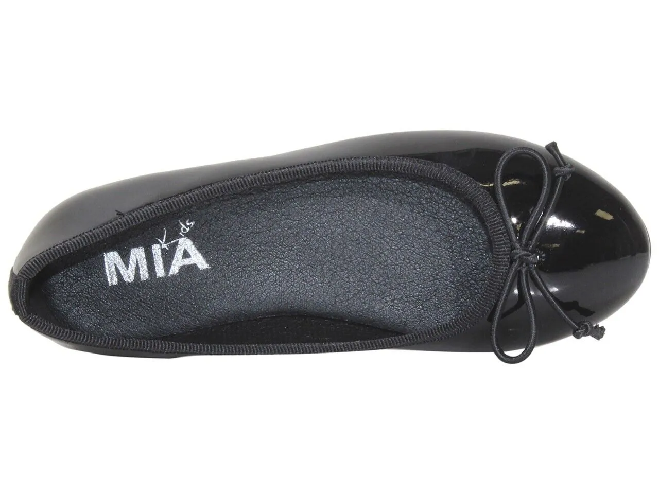 Mia RubyRU LGK334-BLK Ballet Flats Girl's 13 Black Slip-On Casual Shoes ZPO573 (Black,13)