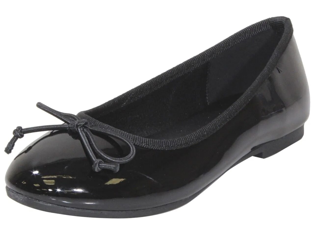 Mia RubyRU LGK334-BLK Ballet Flats Girl's 13 Black Slip-On Casual Shoes ZPO573 (Black,13)