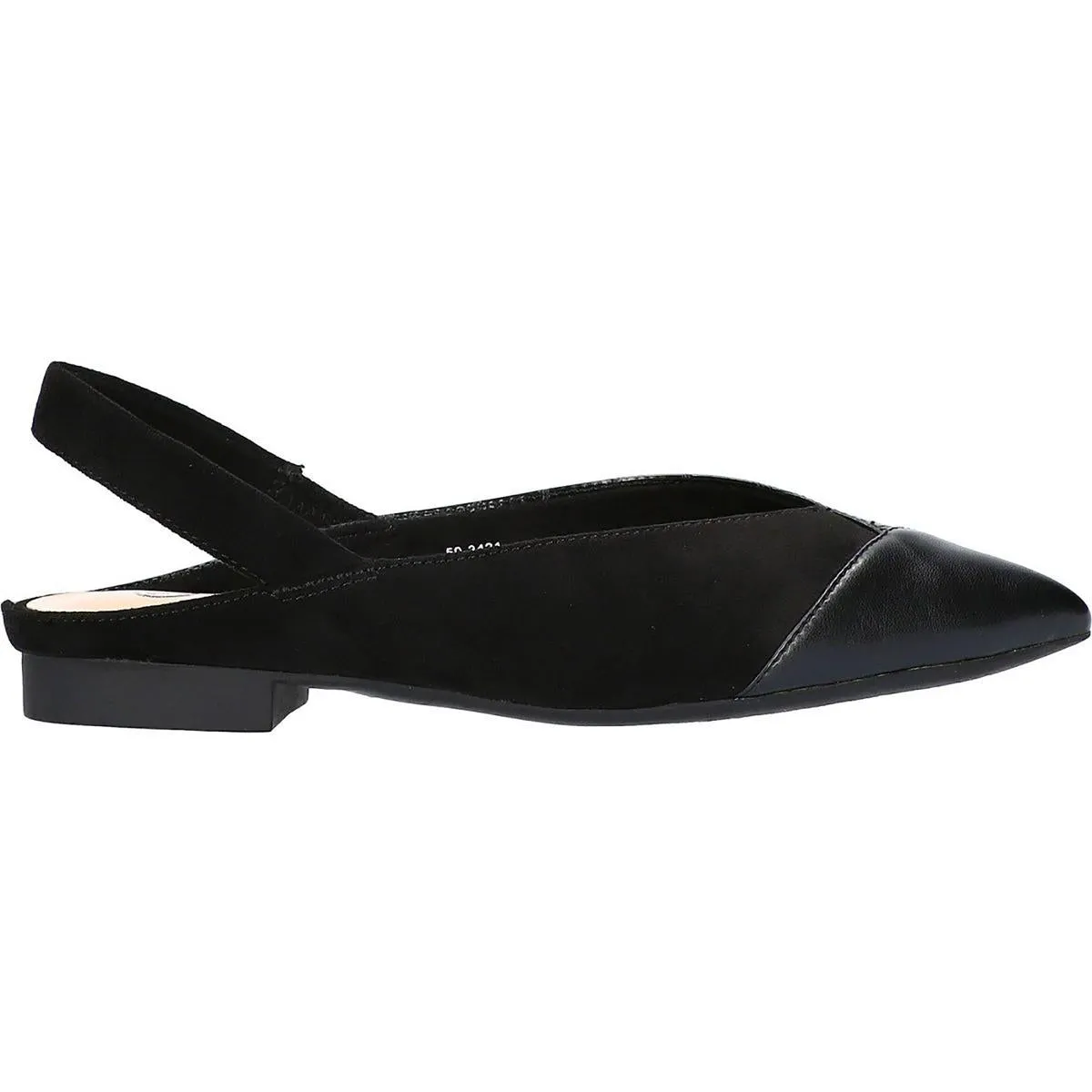 Milla Womens Faux Leather Slip-On Slingbacks