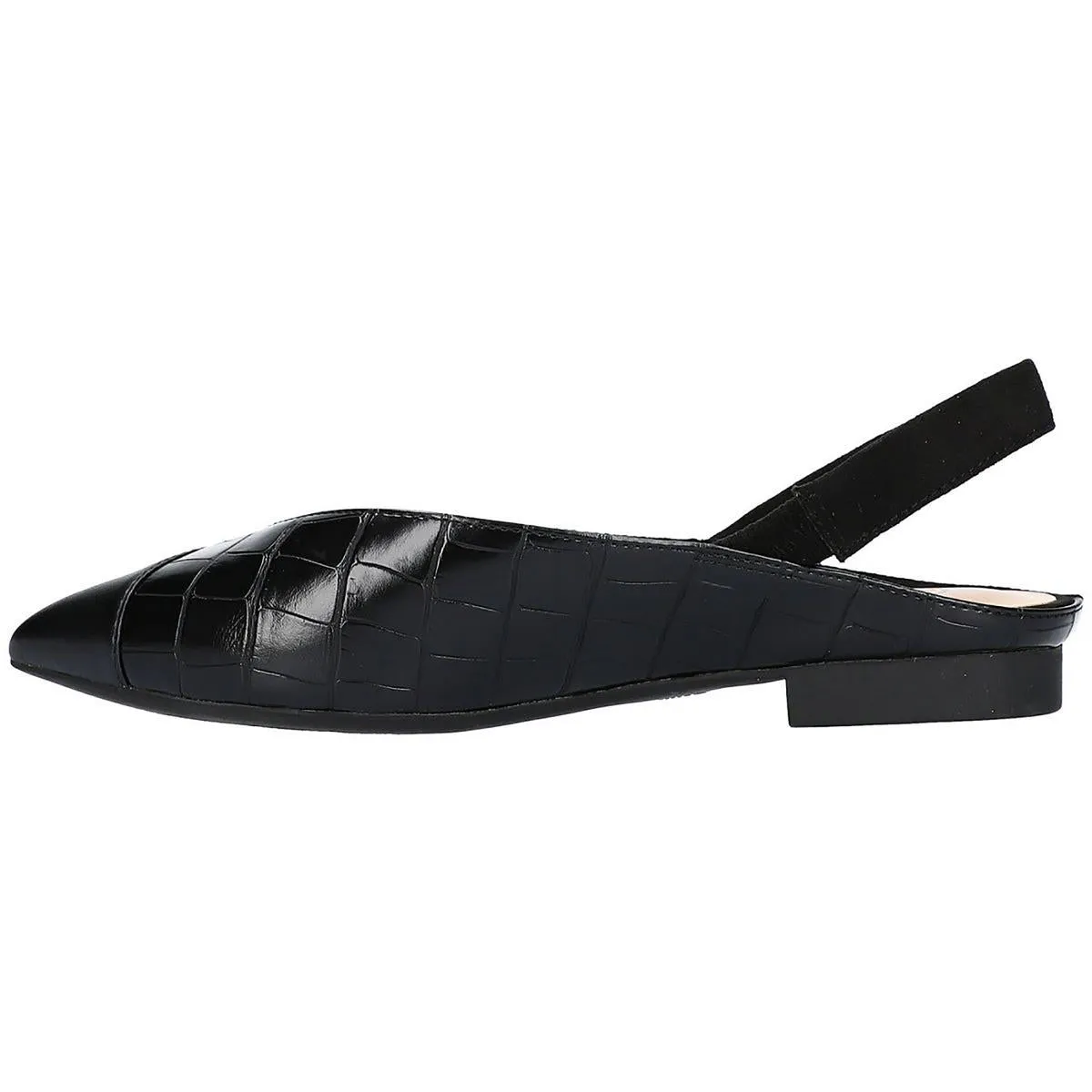 Milla Womens Faux Leather Slip-On Slingbacks