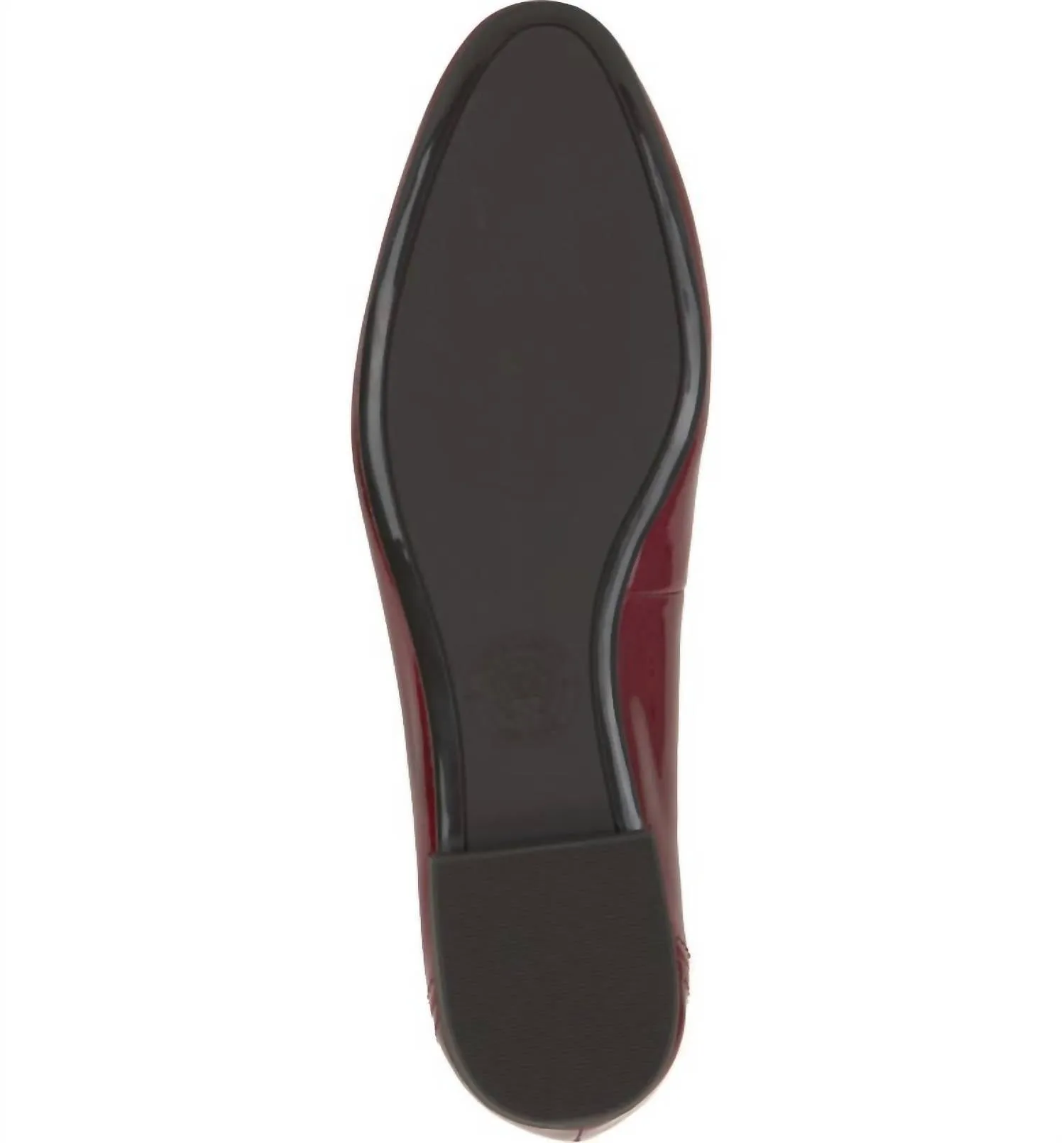 Minndy Ballet Flat In Red Currant