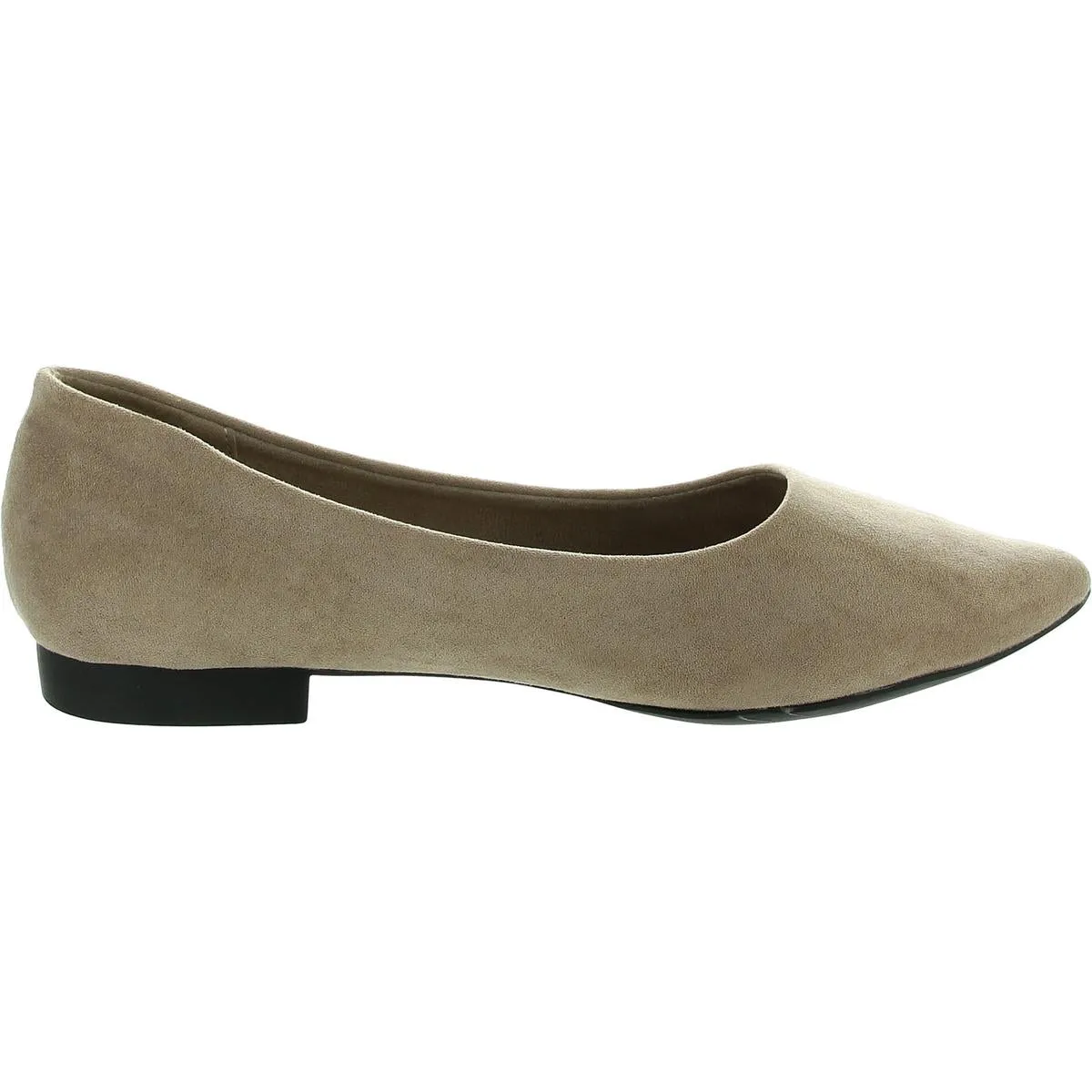 MIREYA Womens Solid Manmade Flat Shoes