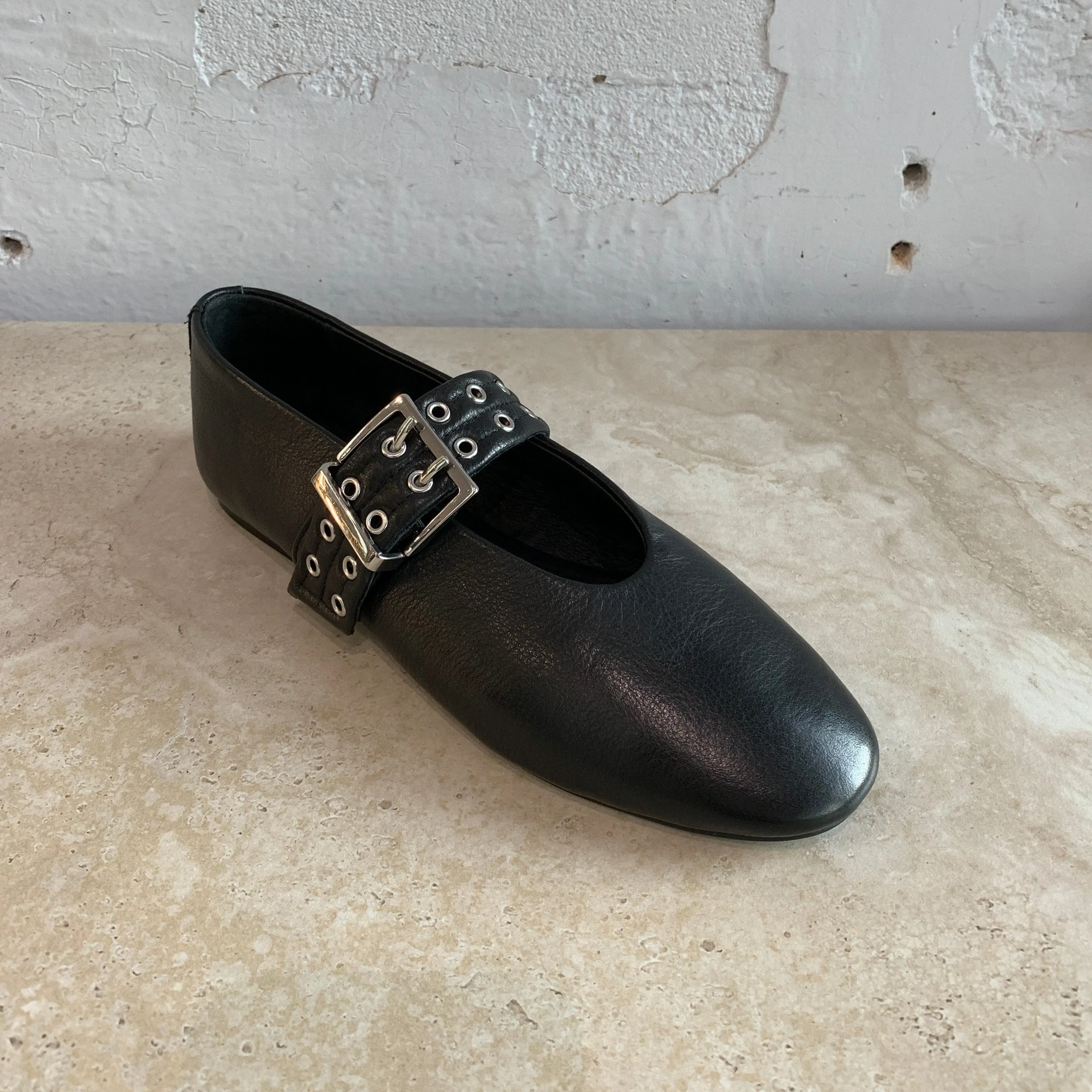 Mollini Hearts Black Leather