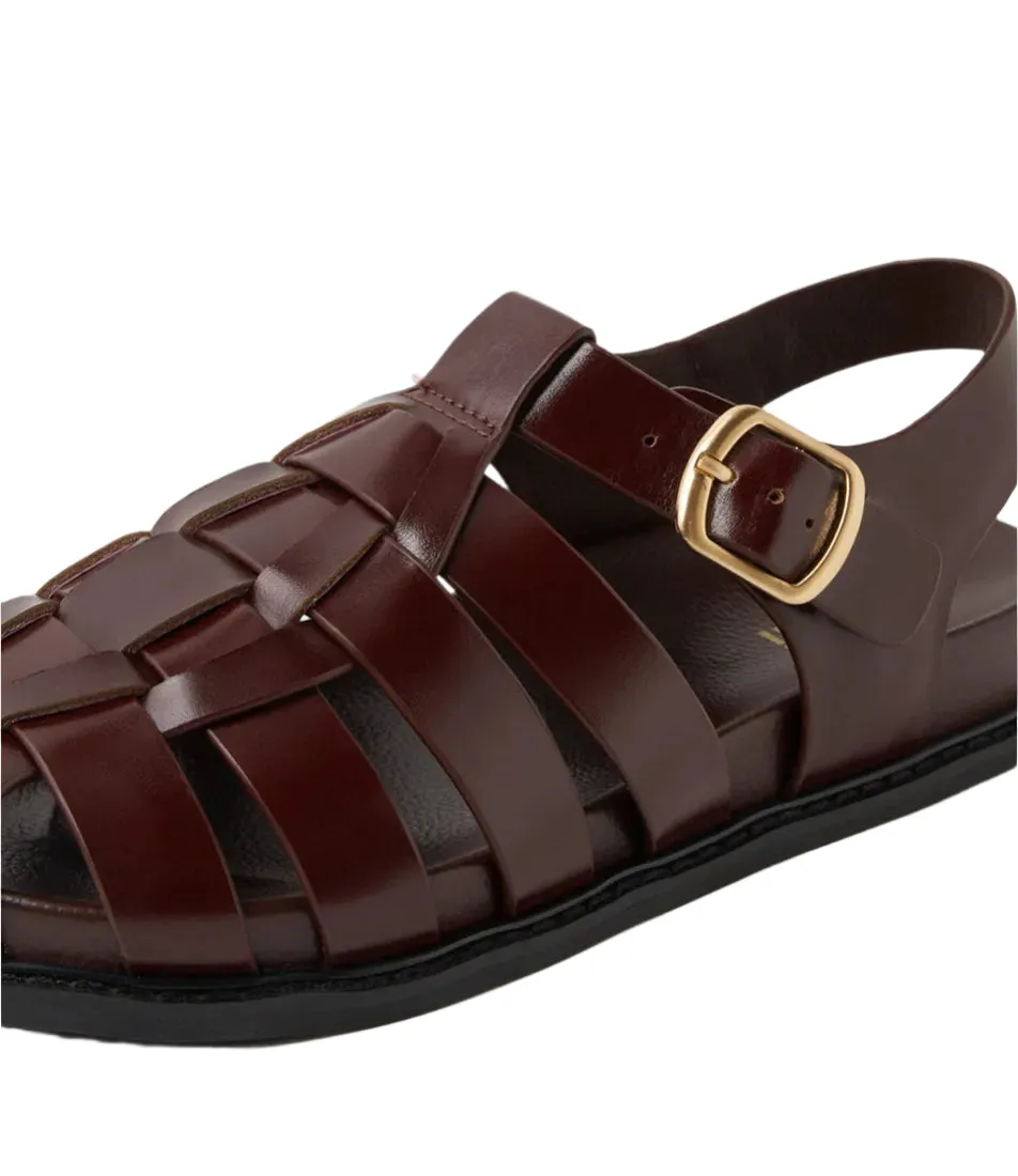 Mollini Vefra Deep Brown Shine Leather
