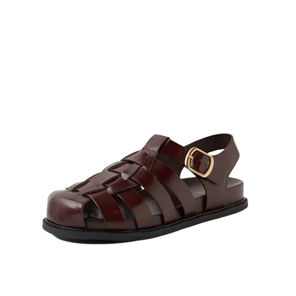 Mollini Vefra Deep Brown Shine Leather