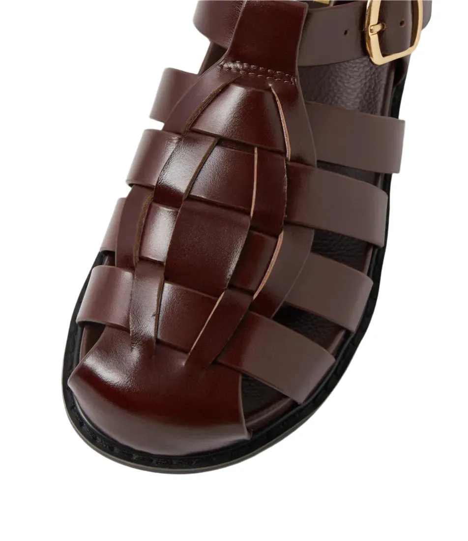 Mollini Vefra Deep Brown Shine Leather